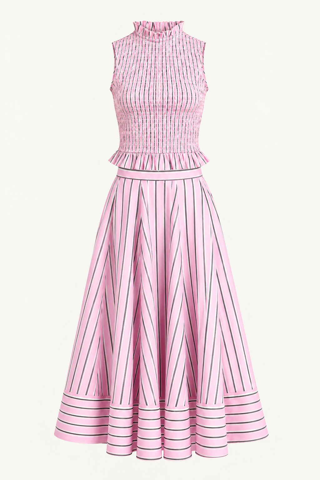 Blush Shirred Co-Ord