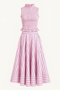 Blush Shirred Co-Ord