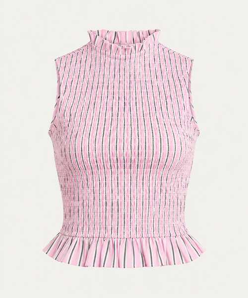 Blush Shirred Co-Ord